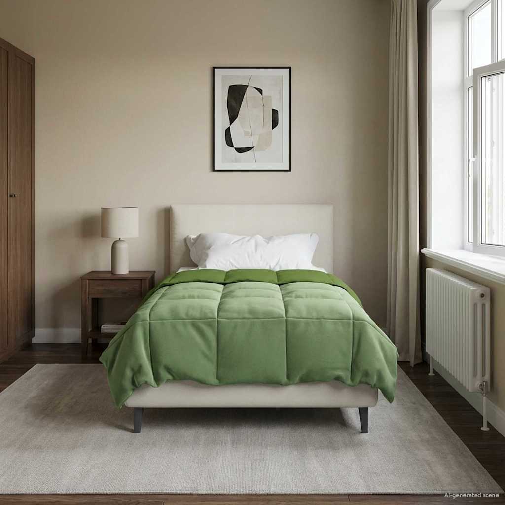 Καλοκαιρινό Παπλωματοθήκη Πράσινο 140 x 220 cm Μικροΐνες - Pakobazaar