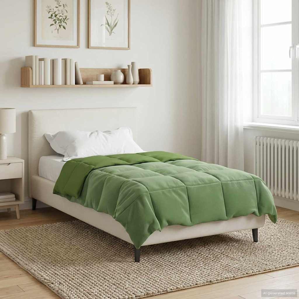 Καλοκαιρινό Παπλωματοθήκη Πράσινο 155 x 220 cm Μικροΐνες - Pakobazaar