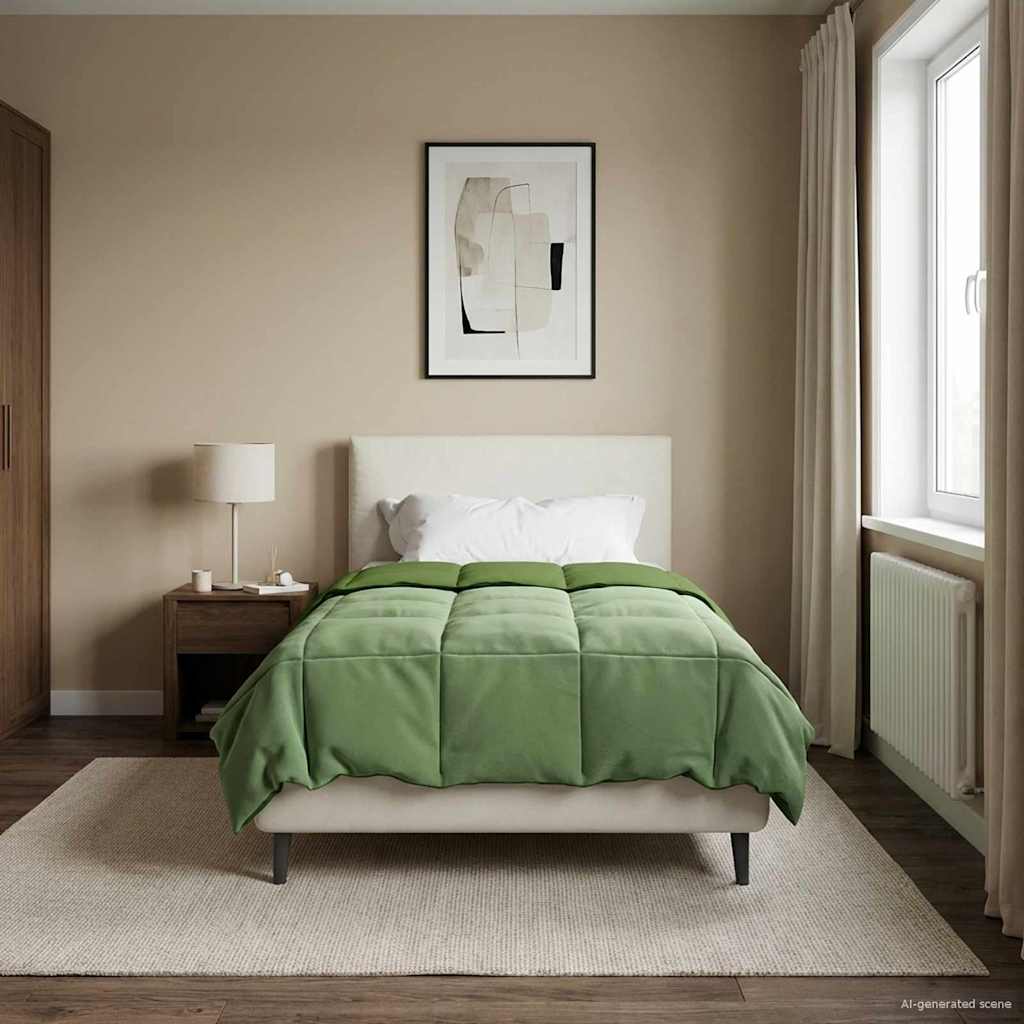 Καλοκαιρινό Παπλωματοθήκη Πράσινο 155 x 220 cm Μικροΐνες - Pakobazaar
