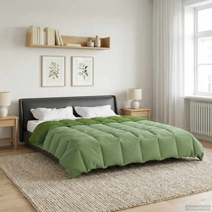 Καλοκαιρινό Παπλωματοθήκη Πράσινο 200 x 220 cm Μικροΐνες - Pakobazaar