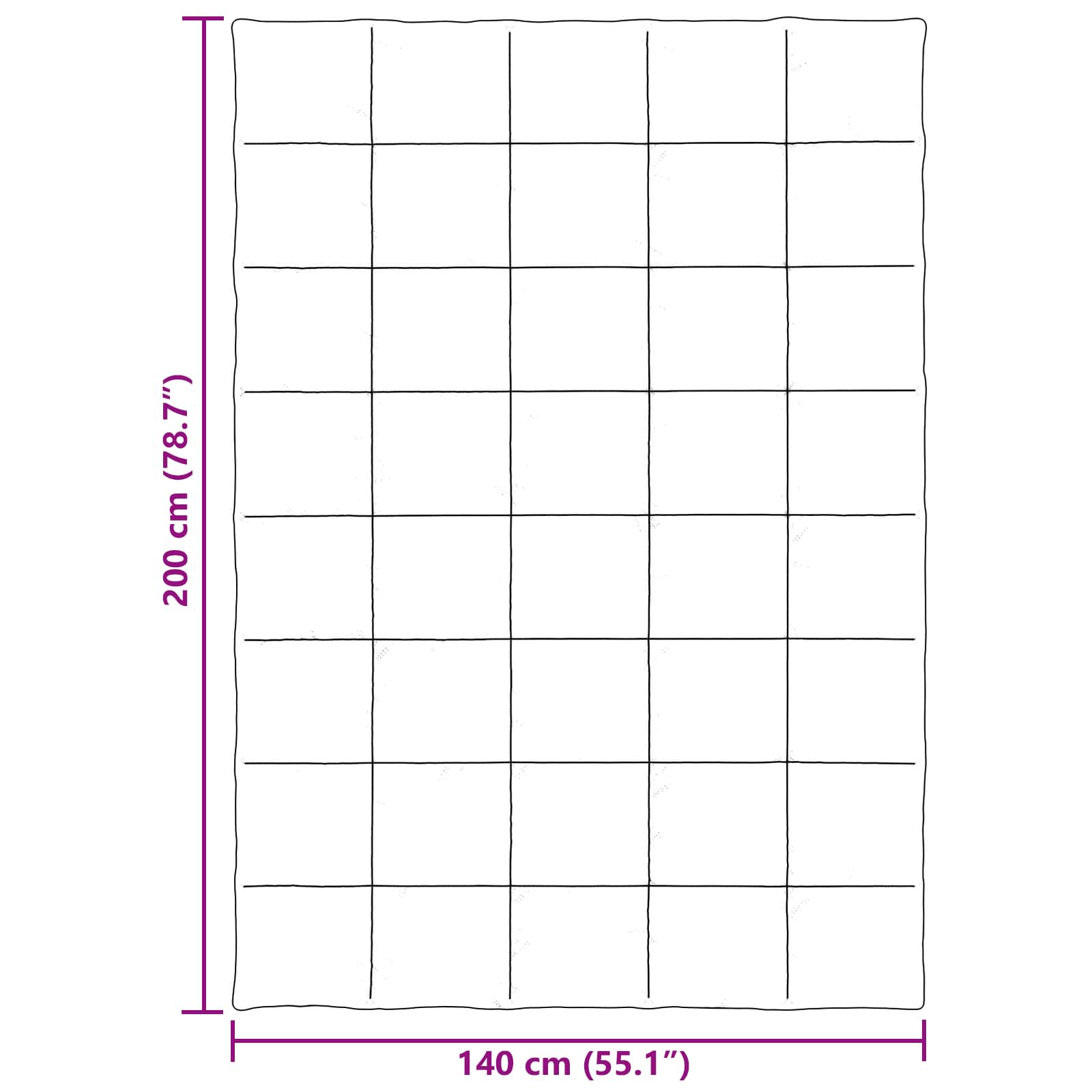 Κουβέρτα ολόκληρου του χρόνου Ροζ 140 x 200 cm Μικροΐνες - Pakobazaar