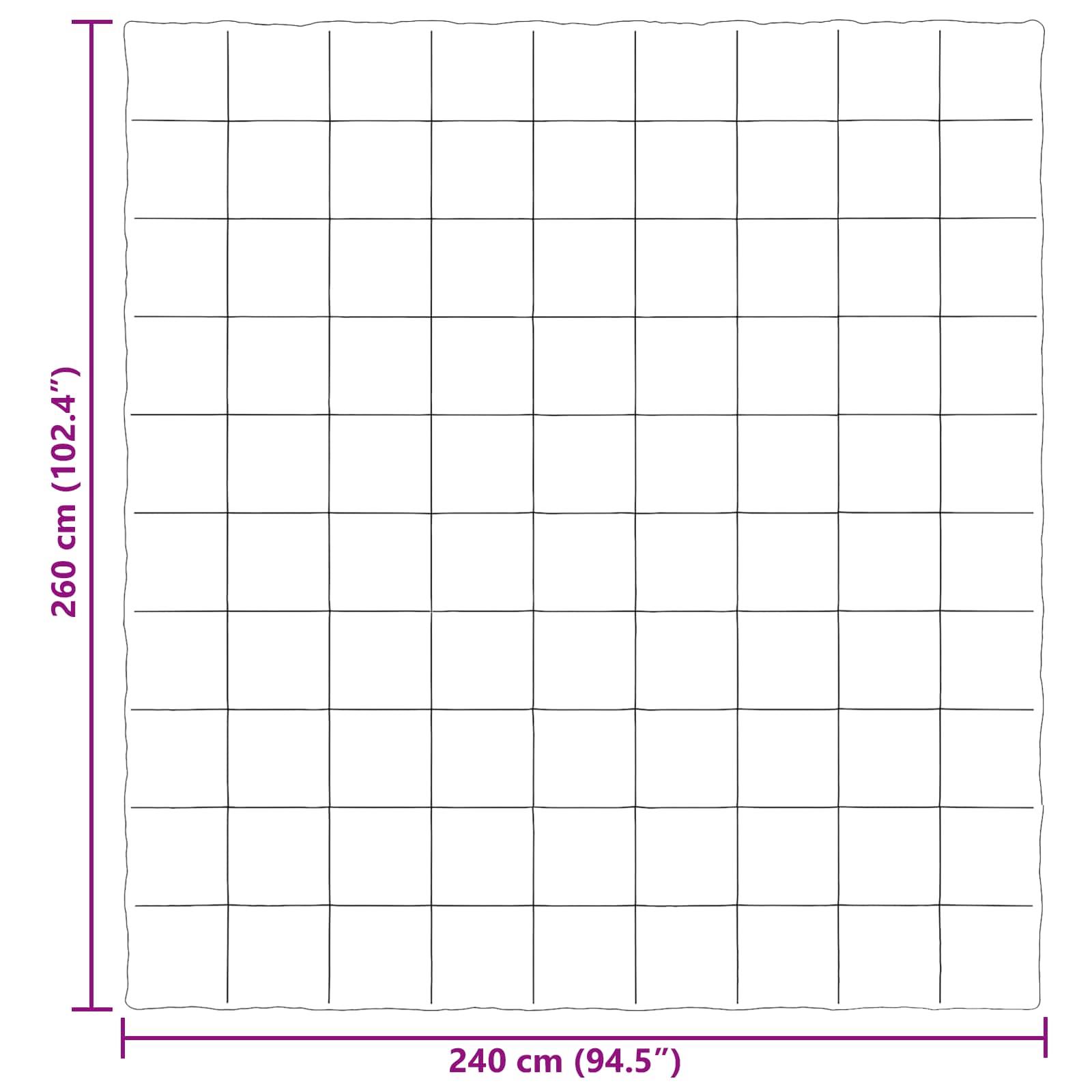 Κουβέρτα ολόκληρου του χρόνου Ροζ 240 x 260 εκ. Μικροΐνες - Pakobazaar