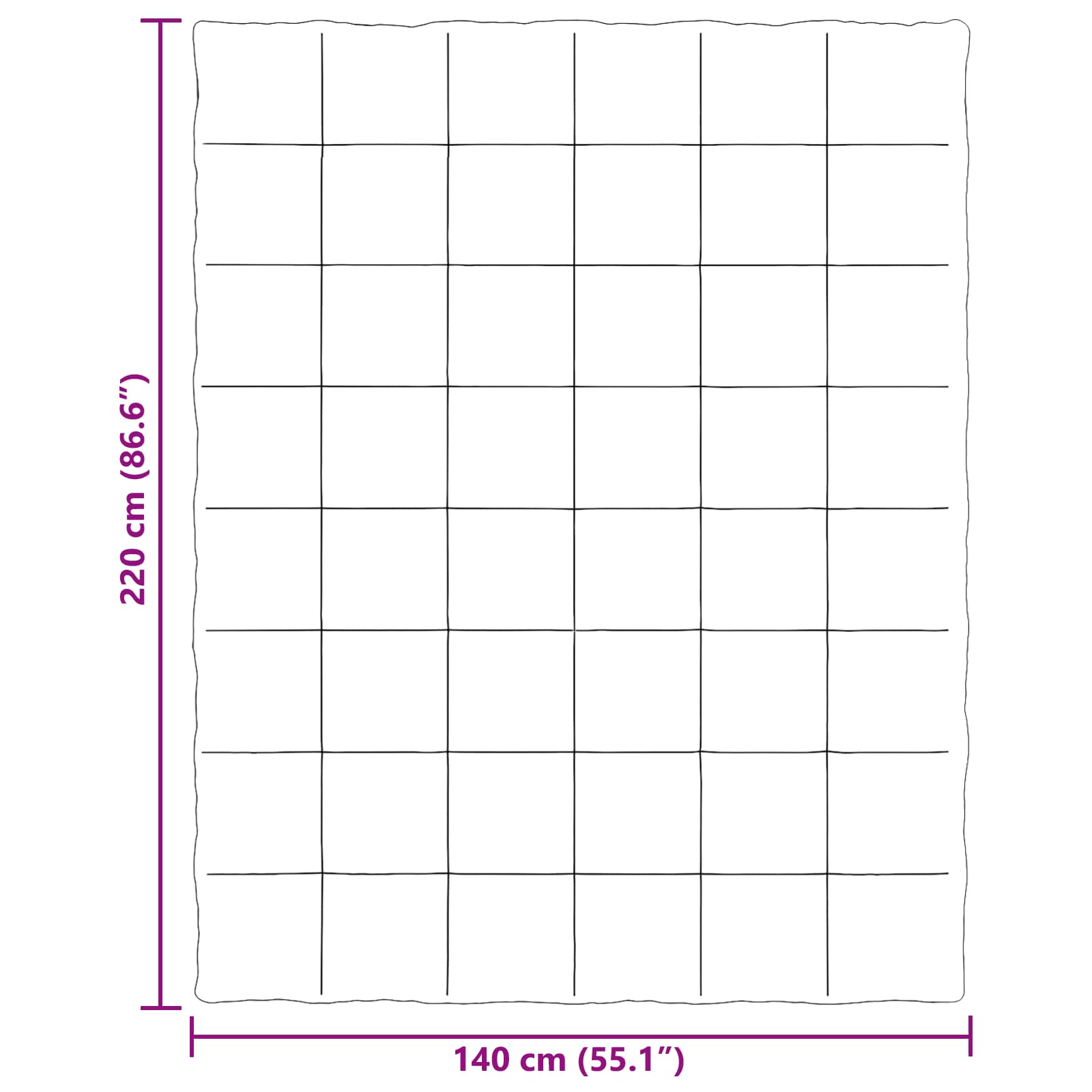 Κουβέρτα ολόκληρου του χρόνου Πράσινο 140 x 220 cm Μικροΐνες - Pakobazaar