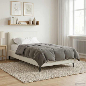 Χειμερινό Παπλωματοθήκη Ανοιχτό γκρι 140 x 220 cm Μικροΐνες - Pakobazaar