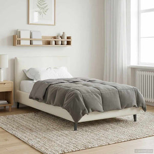 Χειμερινό Παπλωματοθήκη Ανοιχτό γκρι 140 x 220 cm Μικροΐνες - Pakobazaar