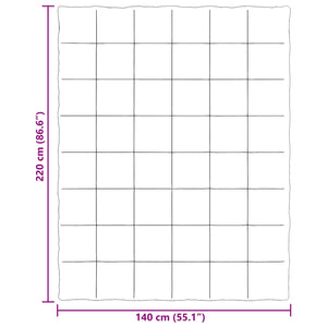 Χειμερινό Παπλωματοθήκη Ανοιχτό γκρι 140 x 220 cm Μικροΐνες - Pakobazaar