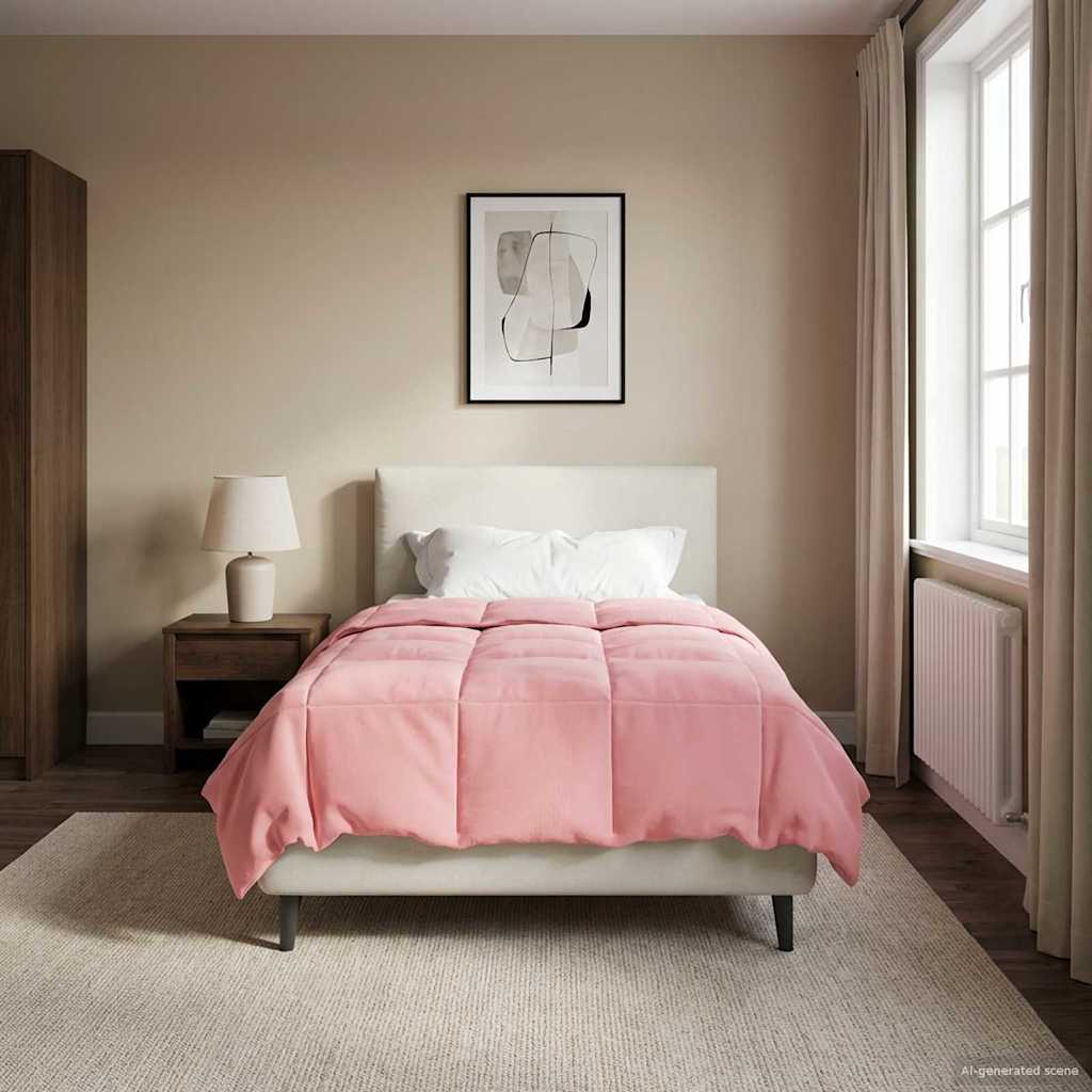 Χειμερινό Παπλωματοθήκη Ουαντινγκ Ροζ 135 x 200 cm Μικροΐνες - Pakobazaar