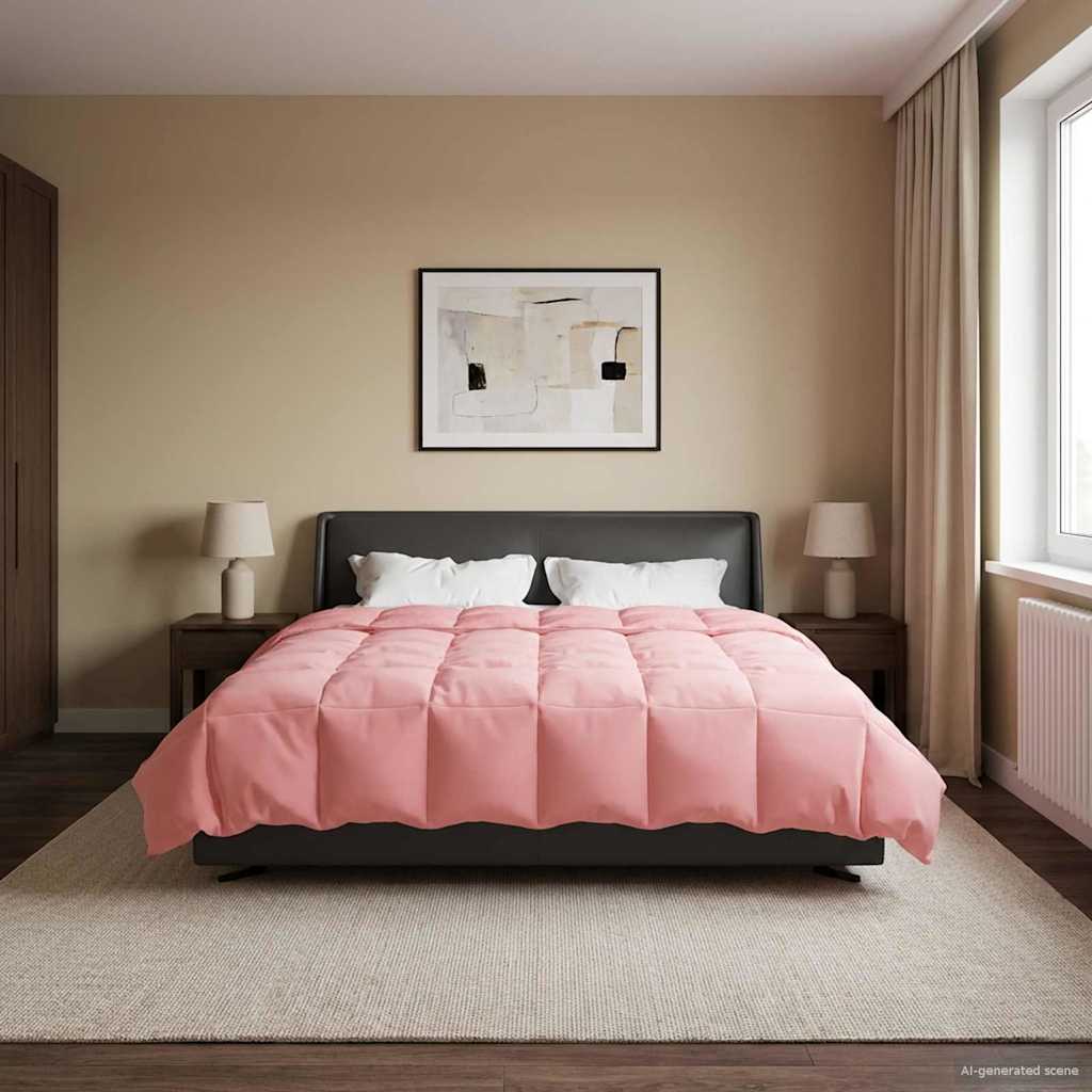 Χειμερινό Παπλωματοθήκη Ουαντινγκ Ροζ 220 x 260 cm Μικροΐνες - Pakobazaar