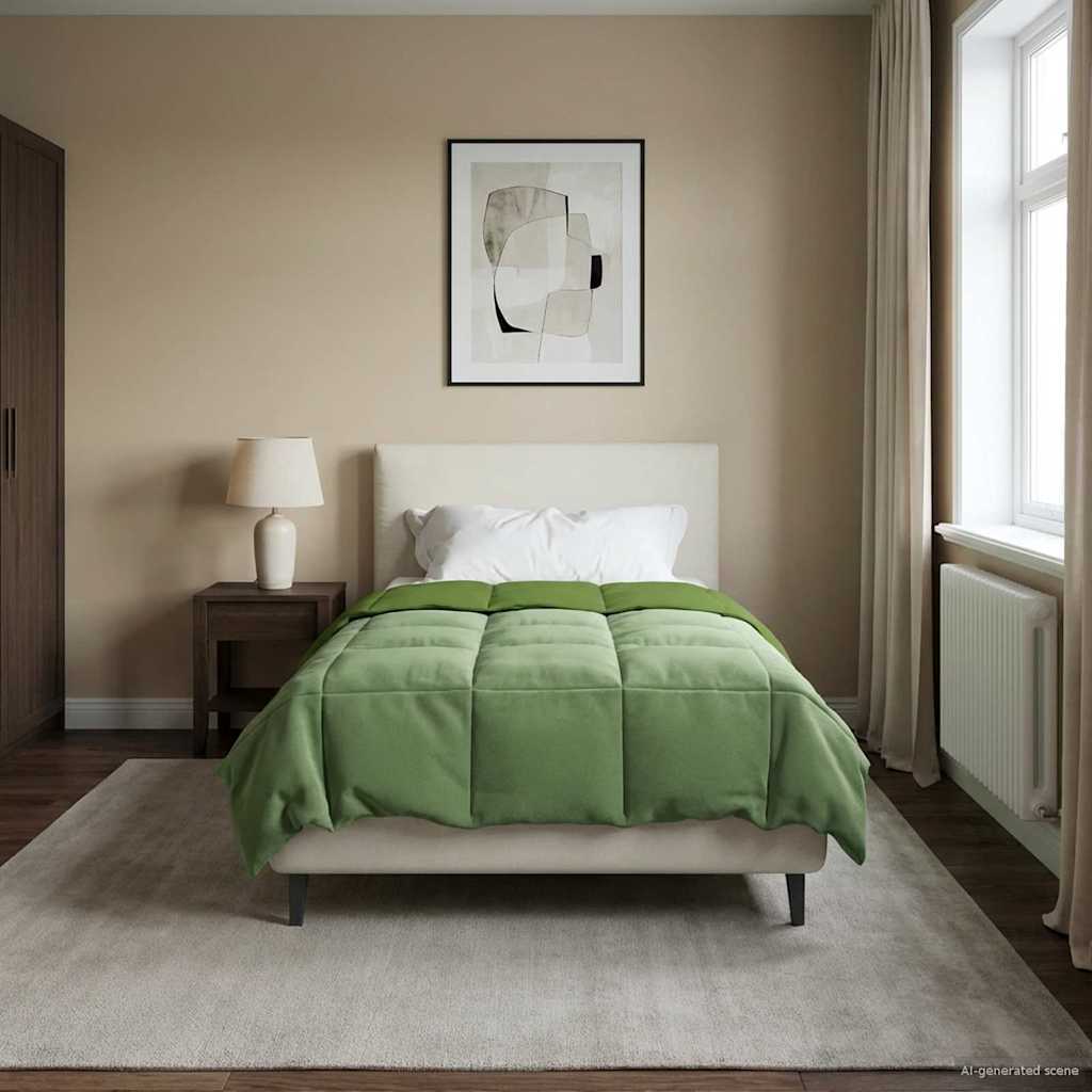 Χειμερινό Παπλωματοθήκη Πράσινο 135 x 200 cm Μικροΐνες - Pakobazaar