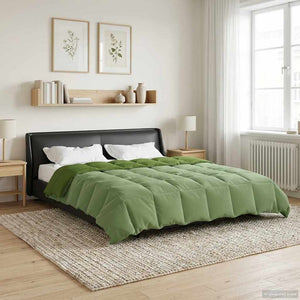 Χειμερινό Παπλωματοθήκη Πράσινο 200 x 240 cm Μικροΐνες - Pakobazaar