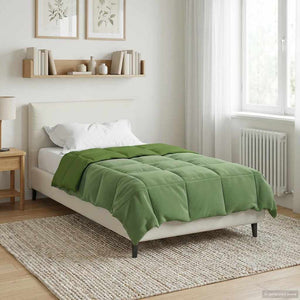 Χειμερινό Παπλωματοθήκη Πράσινο 140 x 220 cm Μικροΐνες - Pakobazaar