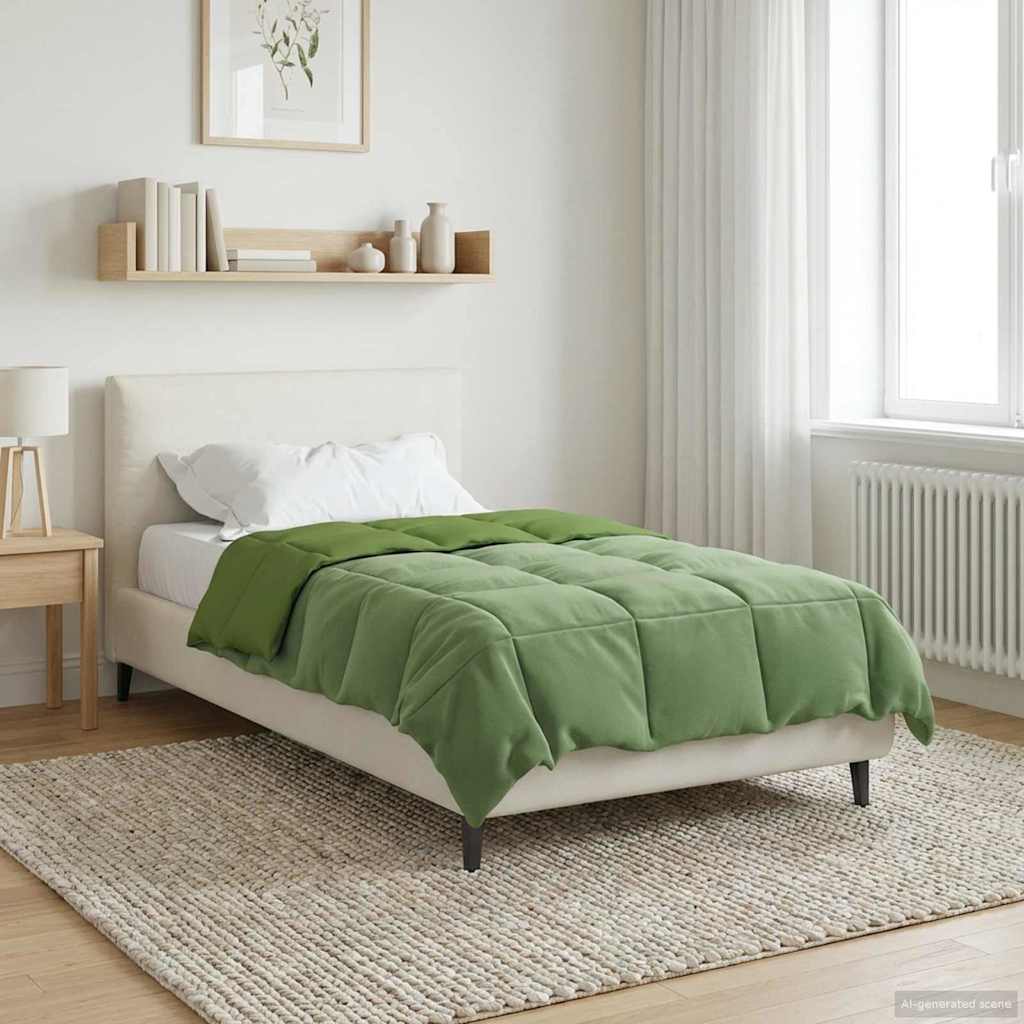 Χειμερινό Παπλωματοθήκη Πράσινο 155 x 220 cm Μικροΐνες - Pakobazaar
