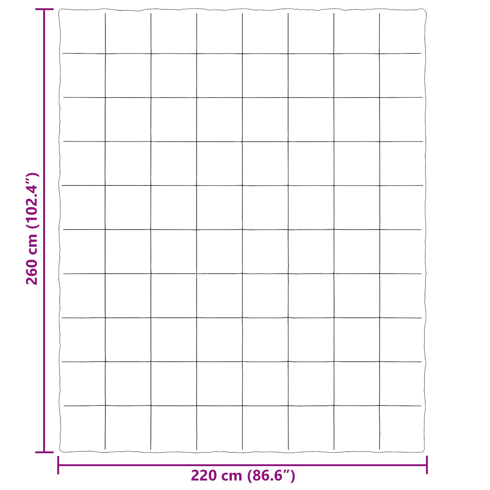 Χειμερινό Παπλωματοθήκη Σκούρο Μπλε 220 x 260 cm Μικροΐνες - Pakobazaar