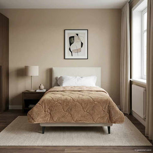 Καλοκαιρινό Παπλωματοθήκη Ουαντινγκ Taupe 135 x 200 cm - Pakobazaar