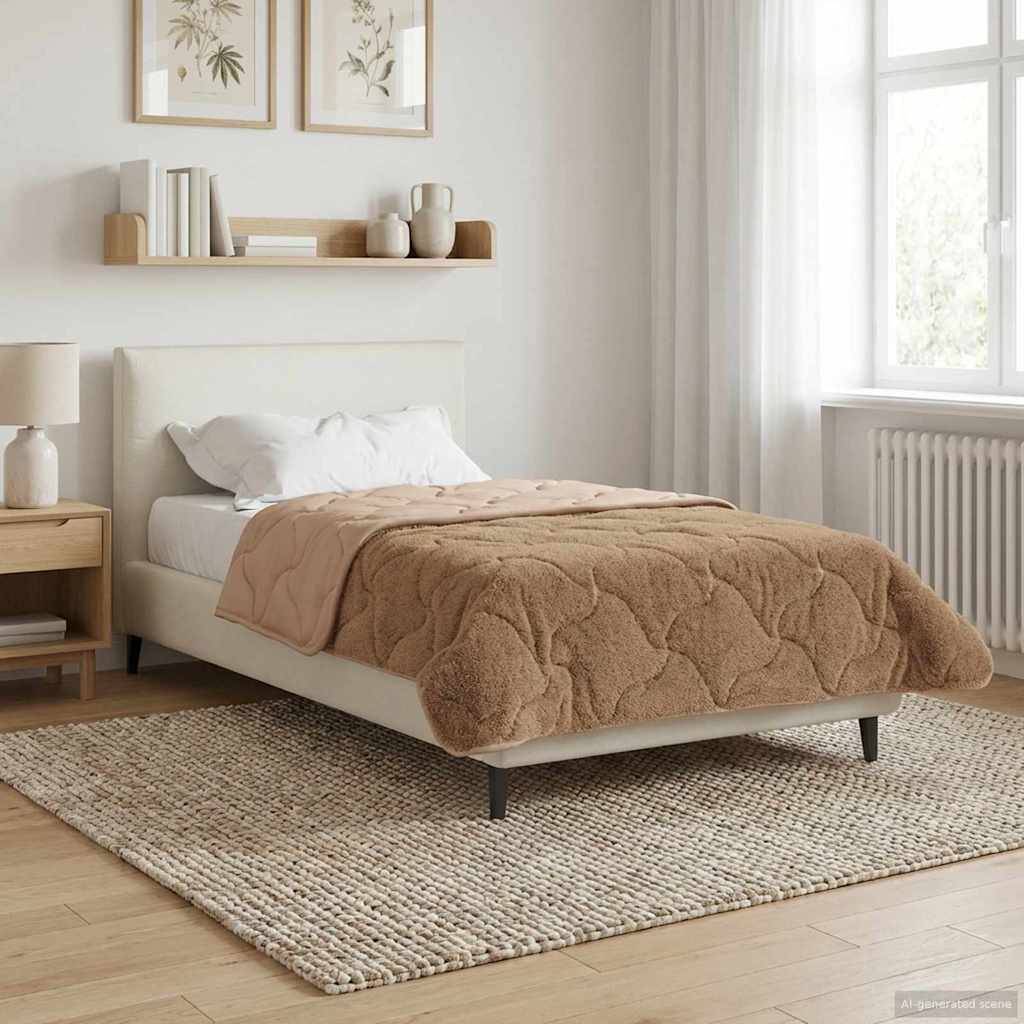 Καλοκαιρινό Παπλωματοθήκη Ουαντινγκ Taupe 140 x 220 cm - Pakobazaar