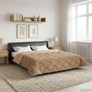 Καλοκαιρινό Παπλωματοθήκη Ουαντινγκ Taupe 200 x 200 cm - Pakobazaar