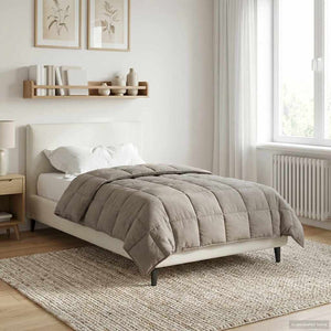 Καλοκαιρινό Παπλωματοθήκη Ουαντινγκ Taupe 155 x 220 cm - Pakobazaar