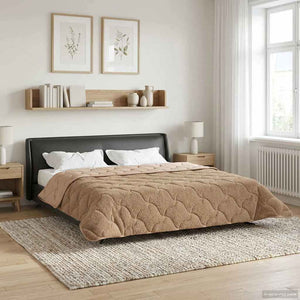 Καλοκαιρινό Παπλωματοθήκη Ουαντινγκ Taupe 200 x 220 cm - Pakobazaar
