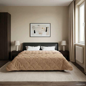 Καλοκαιρινό Παπλωματοθήκη Ουαντινγκ Taupe 240 x 260 εκ. - Pakobazaar