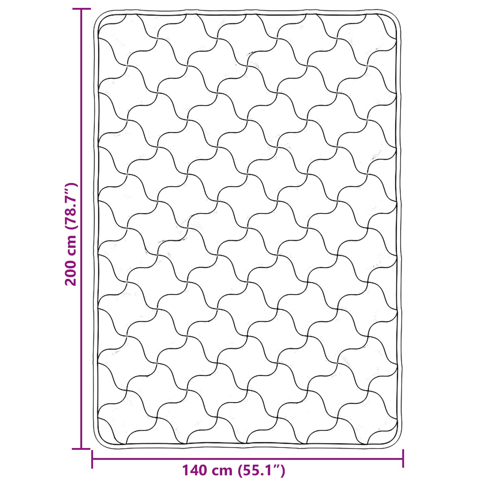 Καλοκαιρινό Παπλωματοθήκη Ουαντινγκ Κρεμ 140 x 200 cm - Pakobazaar