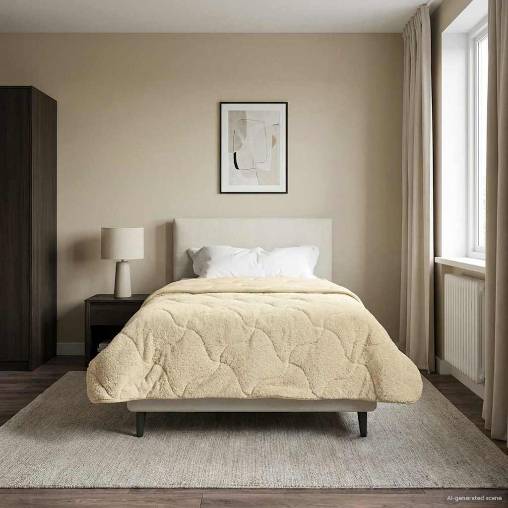 Καλοκαιρινό Παπλωματοθήκη Ουαντινγκ Κρεμ 140 x 220 cm - Pakobazaar