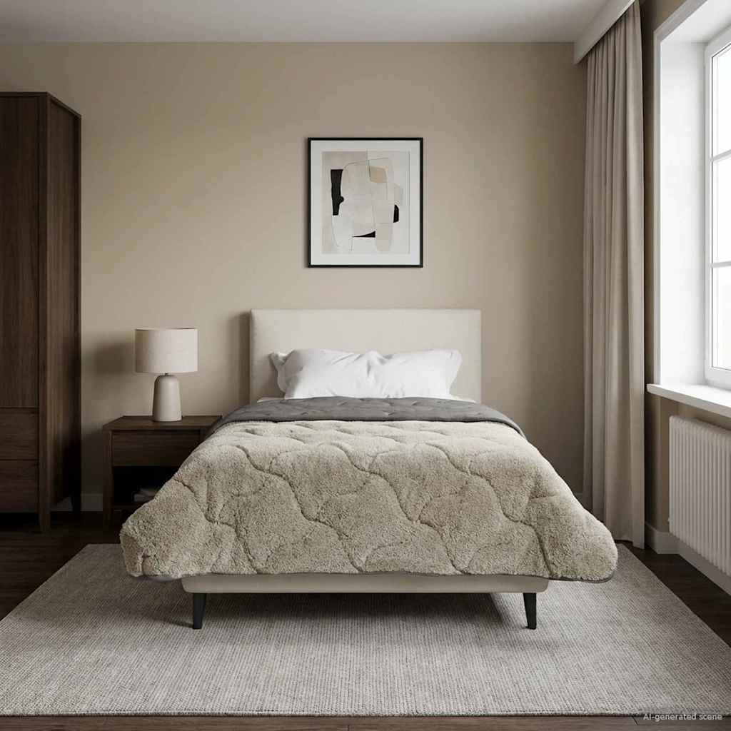 Κουβέρτα ολόκληρου του χρόνου Ανοιχτό γκρι 135 x 200 cm - Pakobazaar