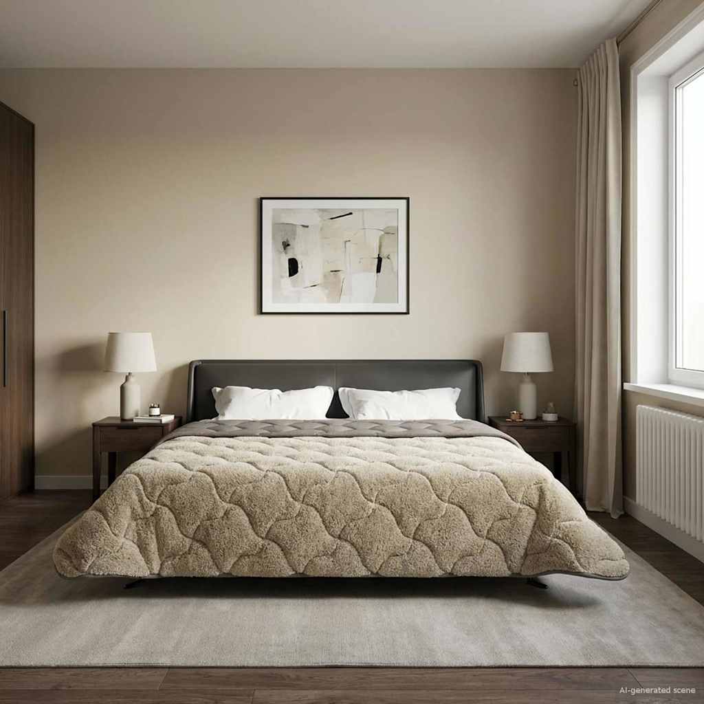 Κουβέρτα ολόκληρου του χρόνου Ανοιχτό γκρι 200 x 240 cm - Pakobazaar