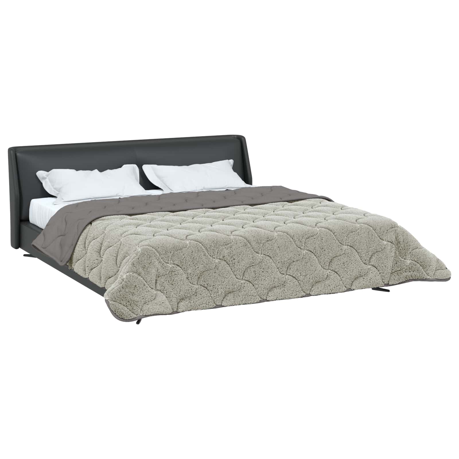 Κουβέρτα ολόκληρου του χρόνου Ανοιχτό γκρι 240 x 260 εκ. - Pakobazaar