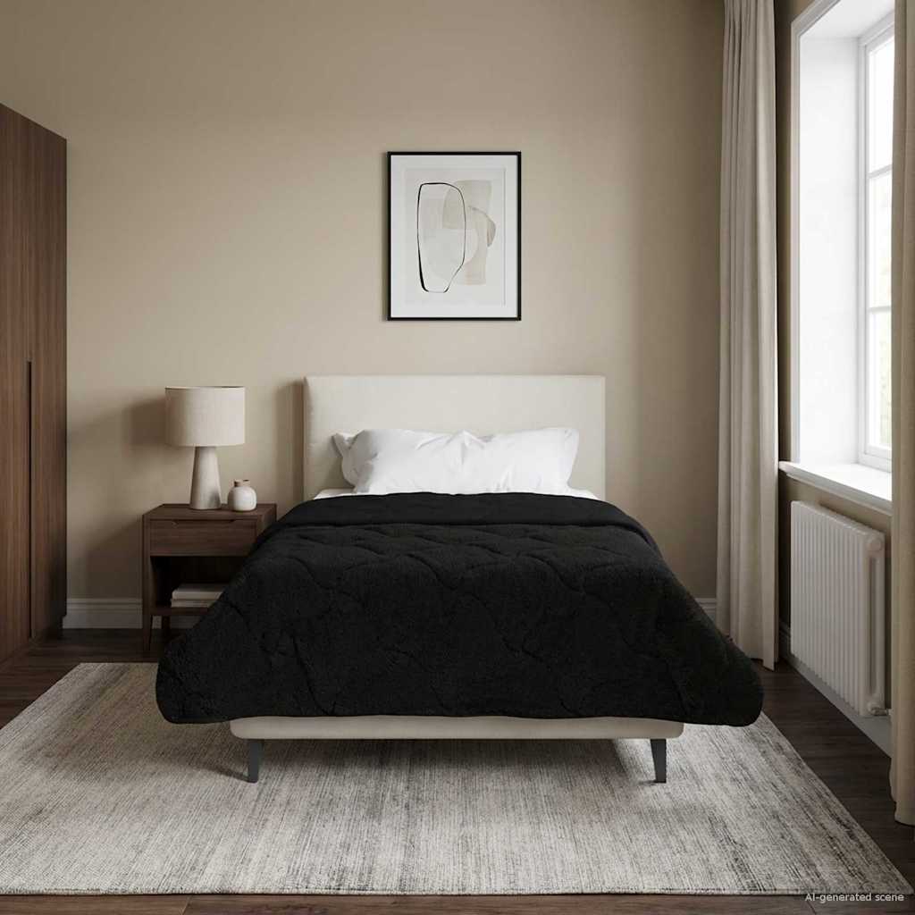 Κουβέρτα ολόκληρου του χρόνου Ουαντινγκ Μαύρο 140 x 220 cm - Pakobazaar