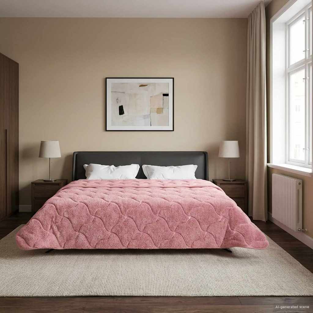 Χειμερινό Παπλωματοθήκη Ουαντινγκ Ροζ 220 x 240 cm - Pakobazaar