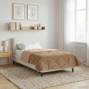 Χειμερινό Παπλωματοθήκη Ουαντινγκ Taupe 135 x 200 cm - Pakobazaar