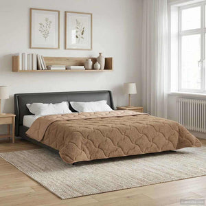 Χειμερινό Παπλωματοθήκη Ουαντινγκ Taupe 200 x 200 cm - Pakobazaar