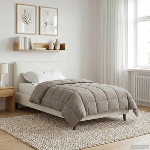 Χειμερινό Παπλωματοθήκη Ουαντινγκ Taupe 135 x 220 εκ. - Pakobazaar