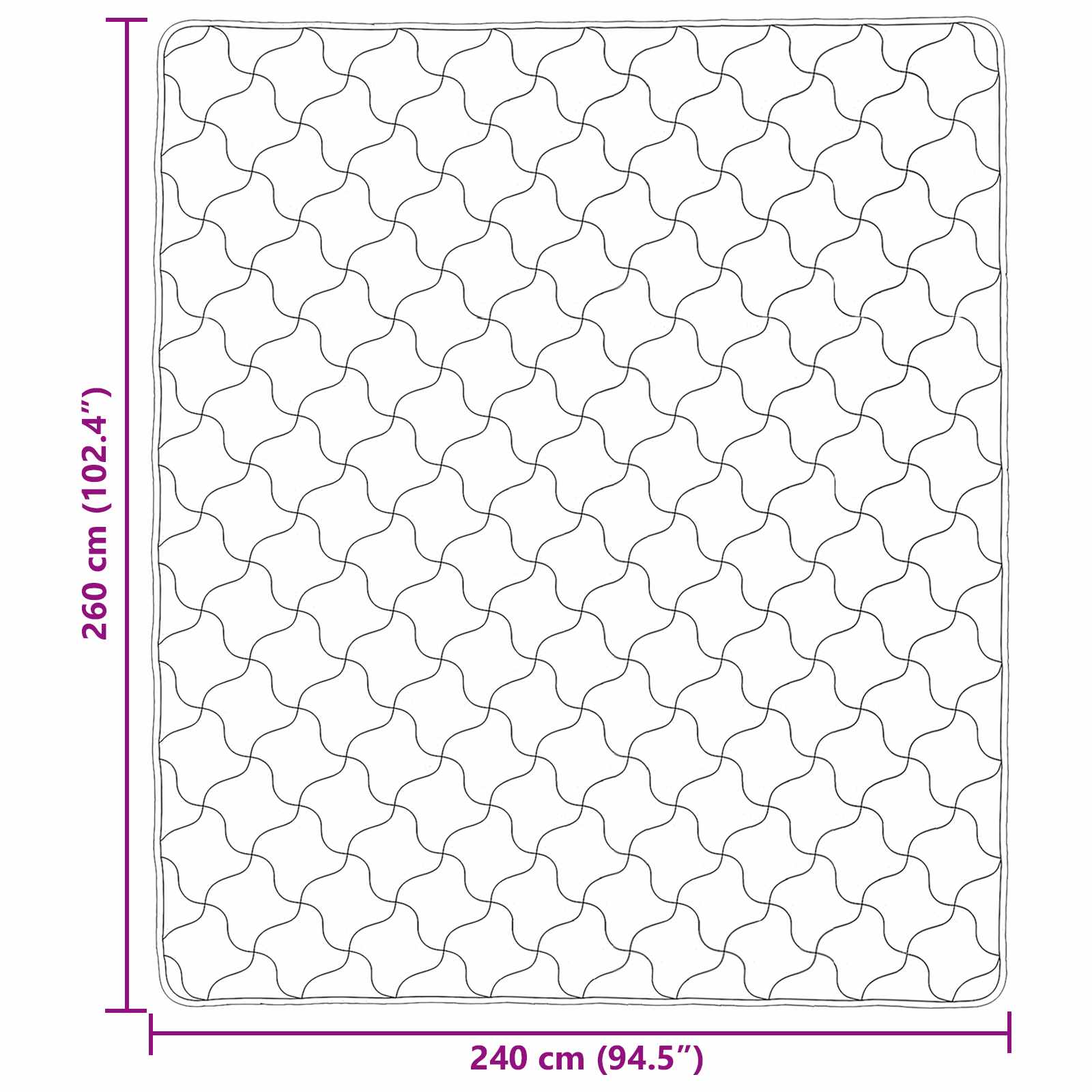 Χειμερινό Παπλωματοθήκη Ουαντινγκ Taupe 240 x 260 εκ. - Pakobazaar