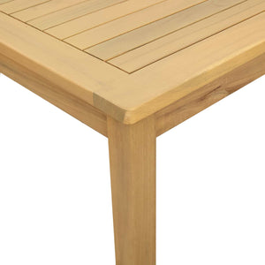Τραπεζάκι σαλονιού Ανοιχτό ακασία 110 x 110 x 45 cm - Pakobazaar