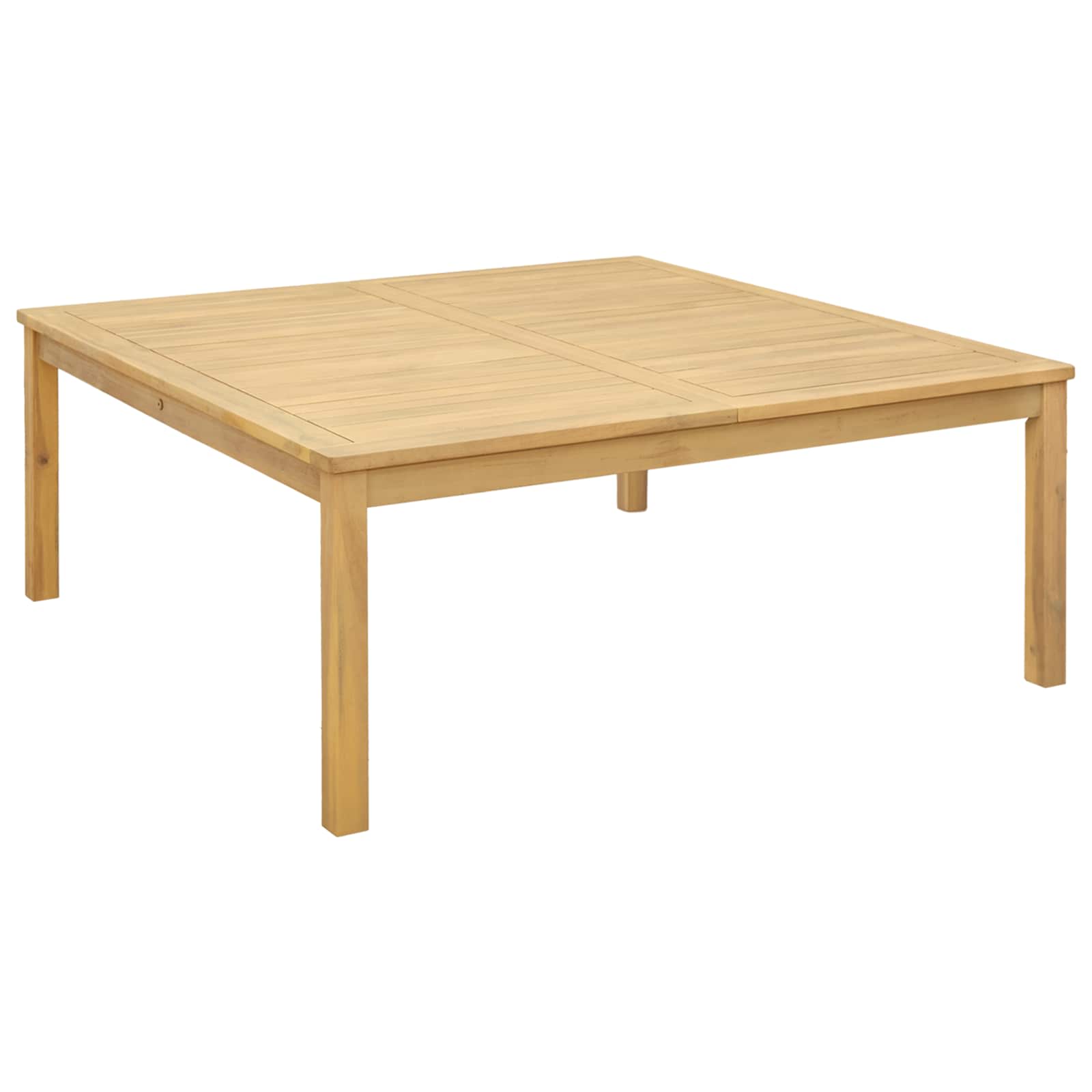 Τραπεζάκι σαλονιού Ανοιχτό ακασία 110 x 110 x 45 cm - Pakobazaar