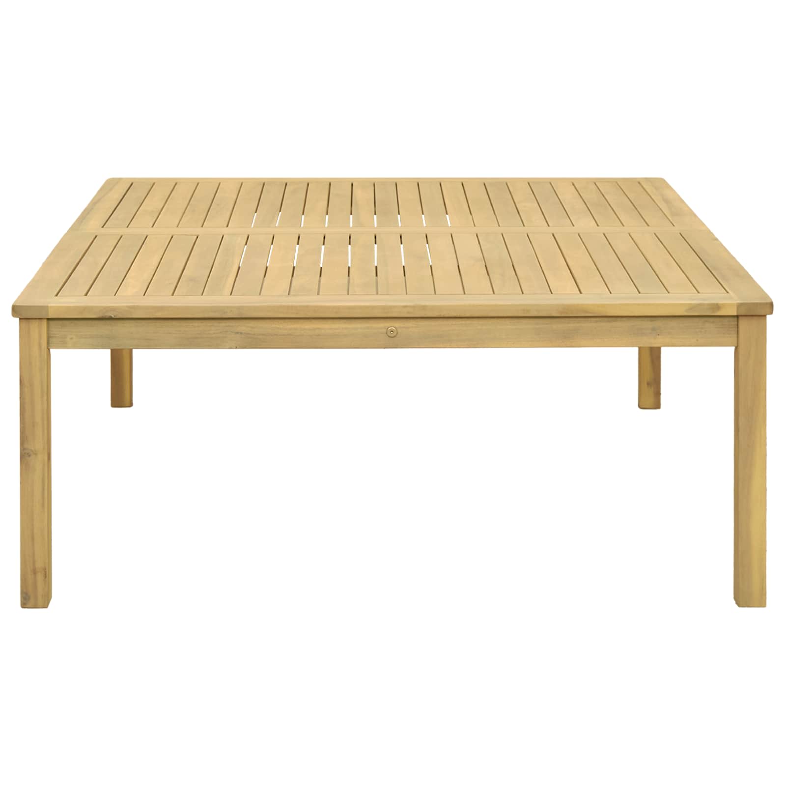 Τραπεζάκι σαλονιού Ανοιχτό ακασία 110 x 110 x 45 cm - Pakobazaar