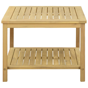 Τραπεζάκι Πλευράς Φυσικό Λάδι 60 x 60 x 45 cm - Pakobazaar