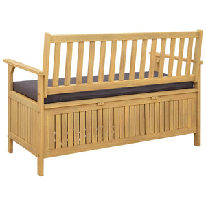 Παγκάκι με αποθήκευση 2 -Seater 120 x 63 x 84 cm Ορθογώνιος