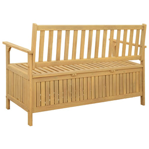 Παγκάκι με αποθήκευση 2 -Seater 120 x 63 x 84 cm Σταθερή Ακακία
