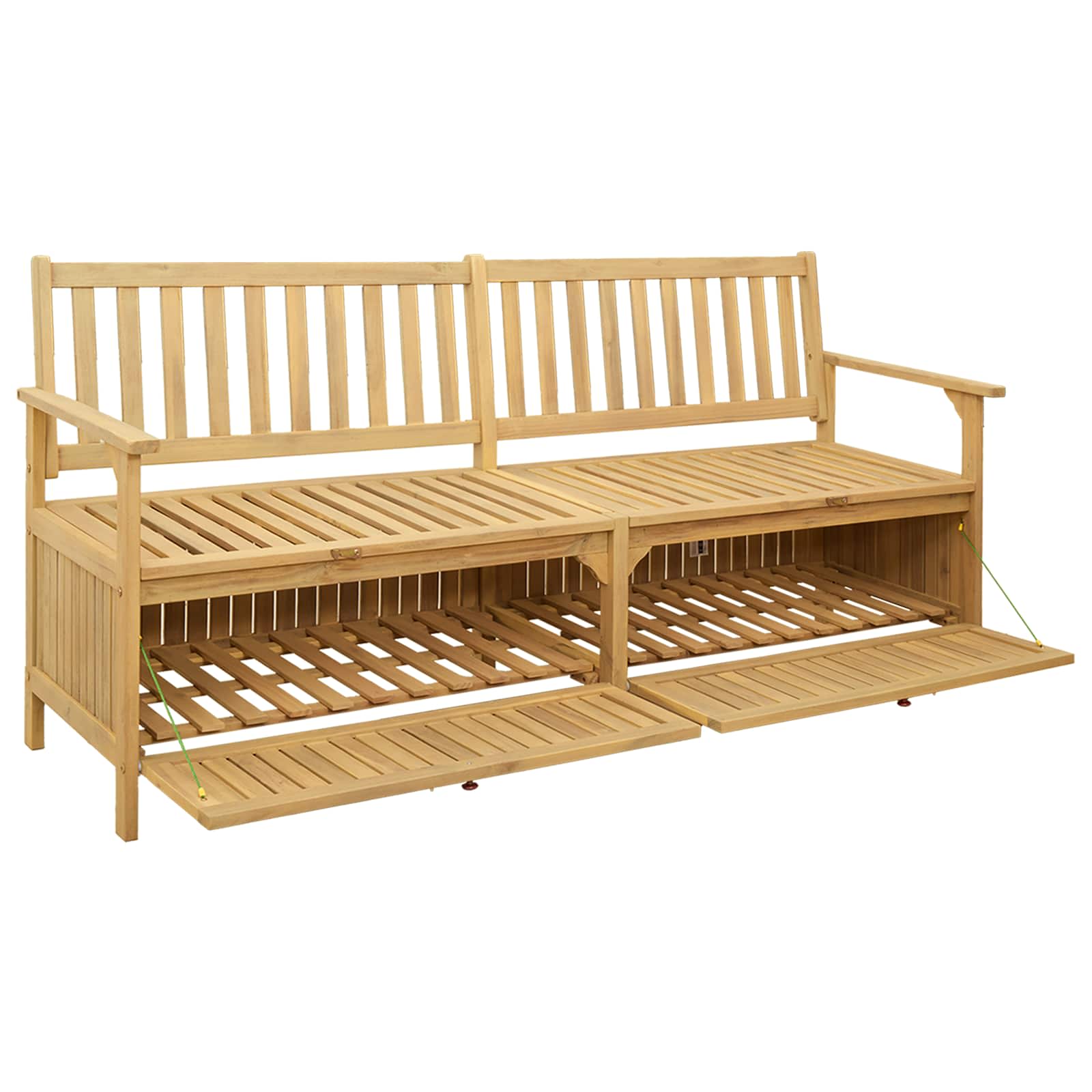 Παγκάκι με αποθήκευση με πόρτα 170 x 63 x 84 cm Σταθερή Ακακία