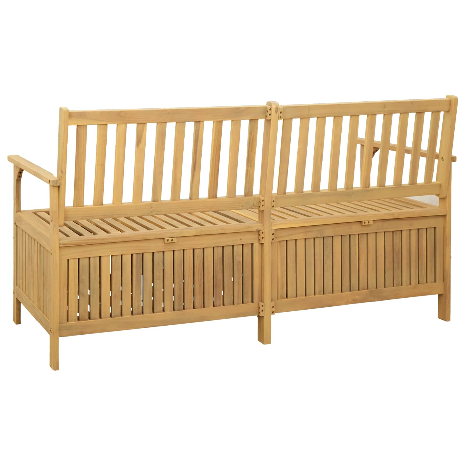 Παγκάκι με αποθήκευση με πόρτα 170 x 63 x 84 cm Σταθερή Ακακία