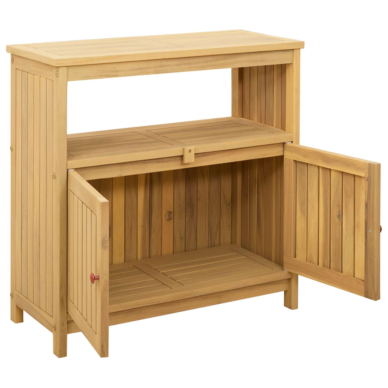 Τραπέζι κονσόλας κήπου Ανοιχτό ακασία 80 x 35 x 75 cm - Pakobazaar