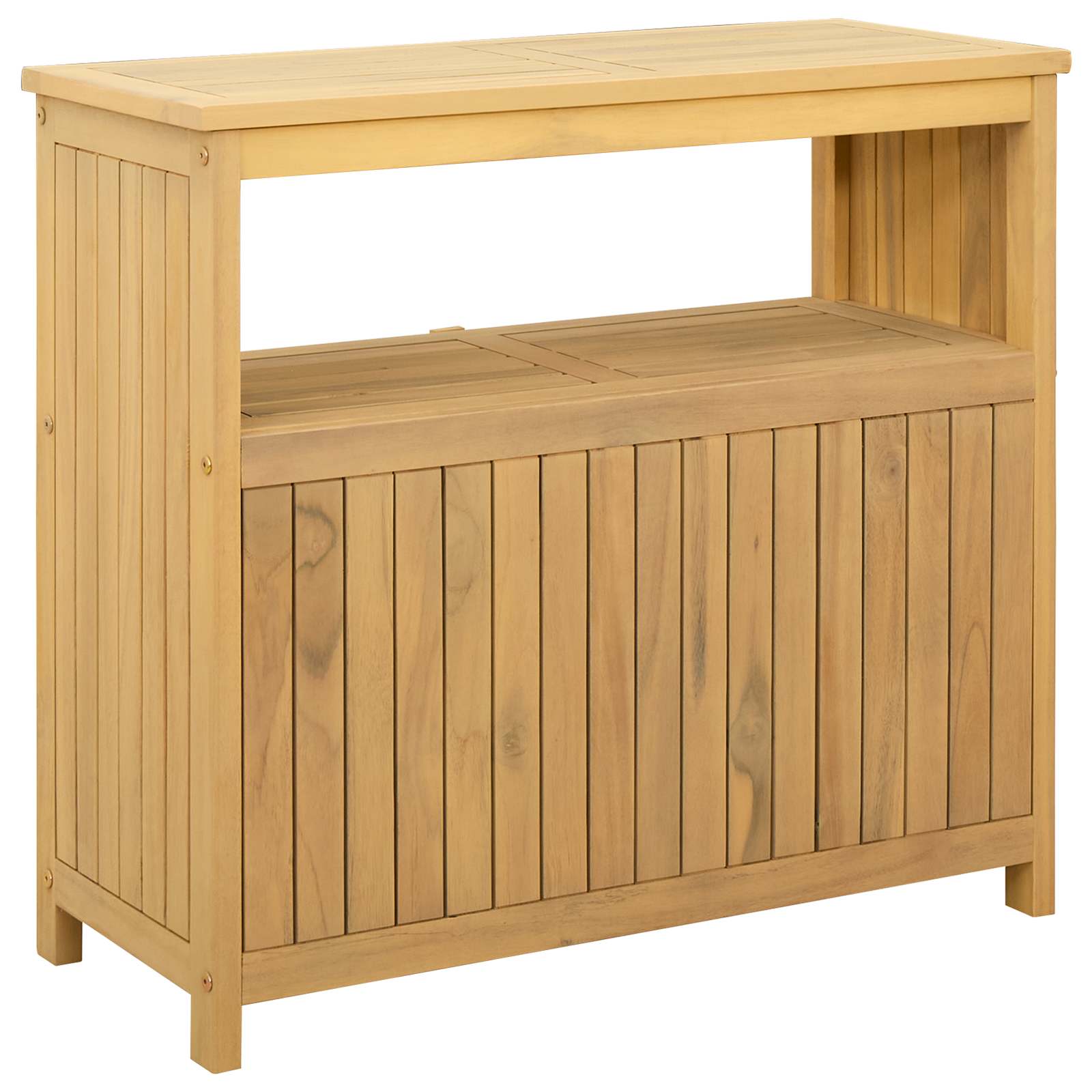 Τραπέζι κονσόλας κήπου Ανοιχτό ακασία 80 x 35 x 75 cm - Pakobazaar