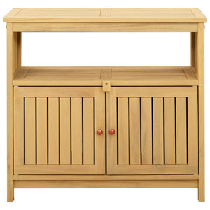 Τραπέζι κονσόλας κήπου Ανοιχτό ακασία 80 x 35 x 75 cm - Pakobazaar