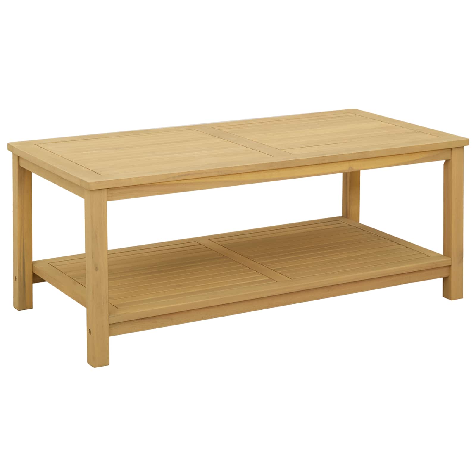 Τραπεζάκι Πλευράς Φυσικό Λάδι 110 x 55 x 45 cm