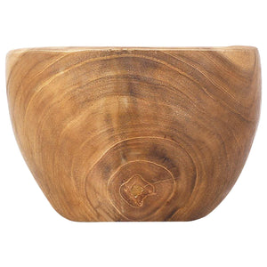 Fruit Bowl JEPARA Teak Brown 46 x 16 x 11 cm - Pakobazaar