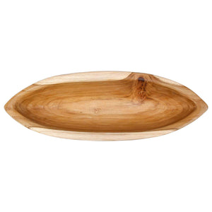 Fruit Bowl JEPARA Teak Brown 46 x 16 x 11 cm - Pakobazaar