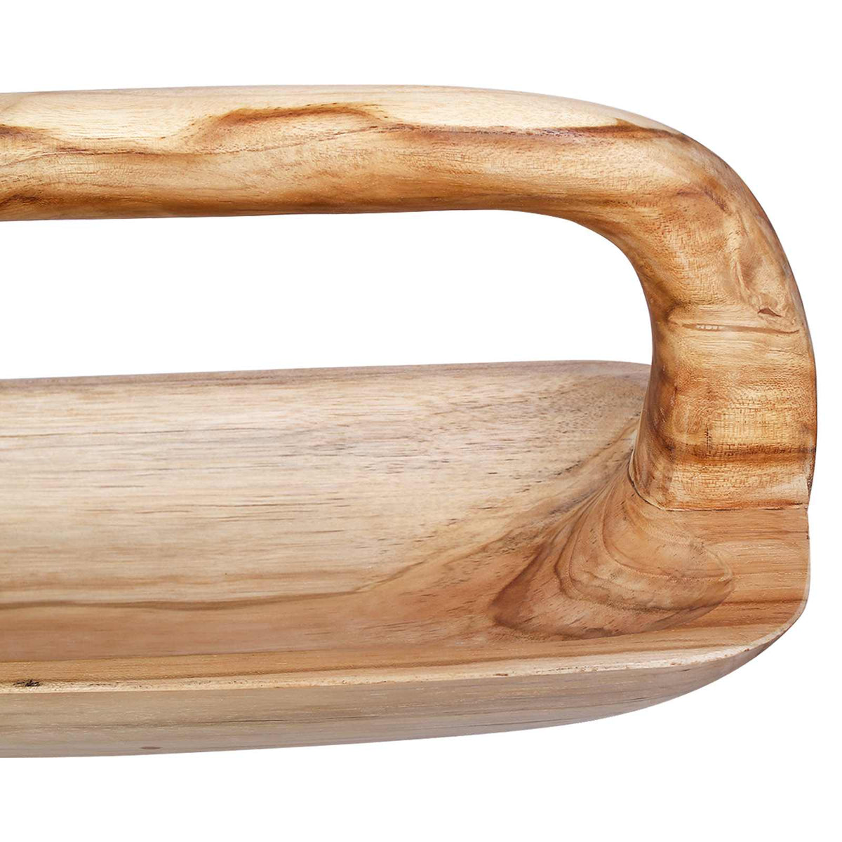 Fruit Bowl JEPARA Teak Brown 61 x 21 x 21 cm - Pakobazaar