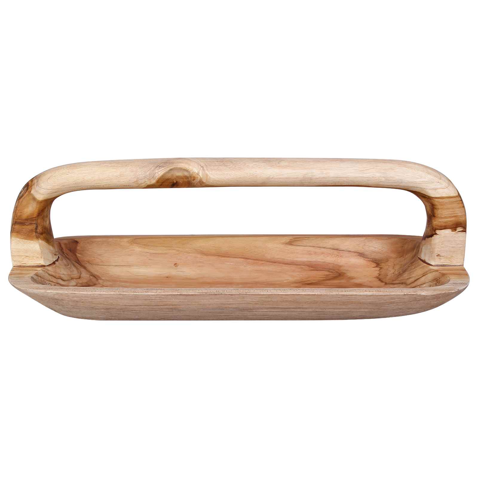 Fruit Bowl JEPARA Teak Brown 61 x 21 x 21 cm - Pakobazaar